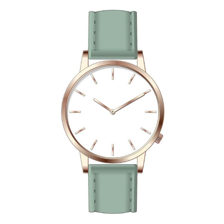 Fashion stainless steel leather quartz watch price watches men women wrist brand watch