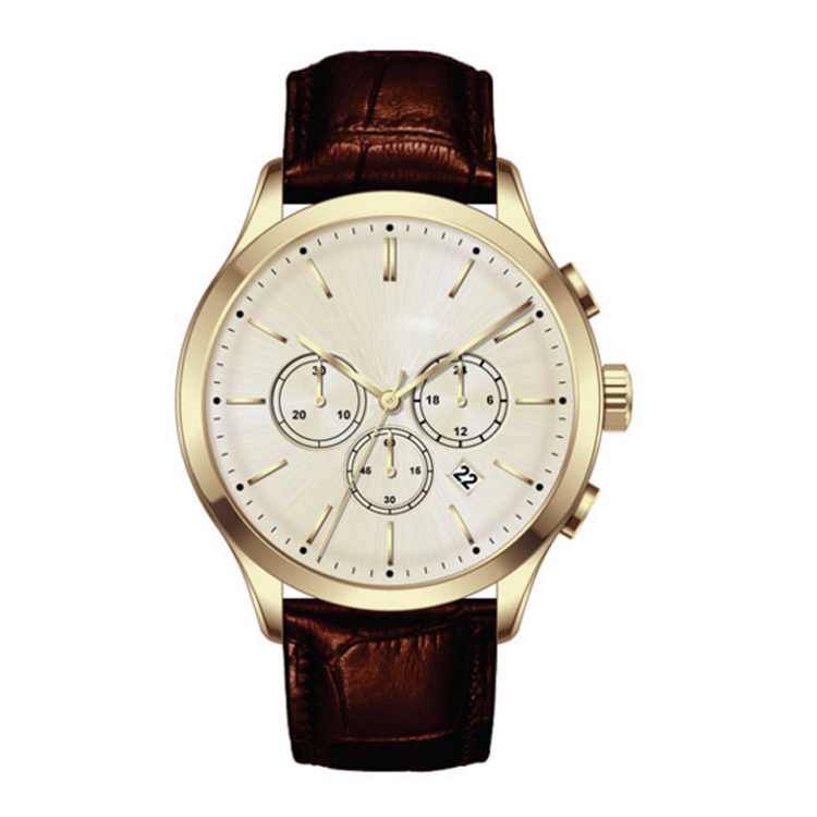 Fashion quartz watch men stainless steel strap chronograph date multifunction top brand luxury wrist