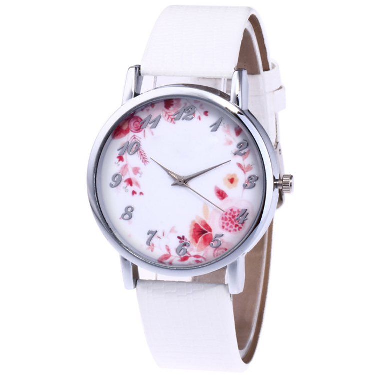 Fashion women watches casual leather waterproof wristwatch elegant quartz watch lady